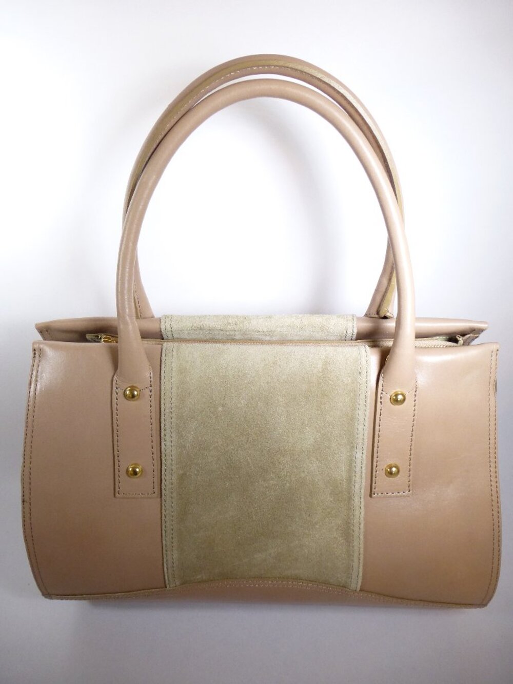New Florence Leather Market Khaki Italian Leather Tote